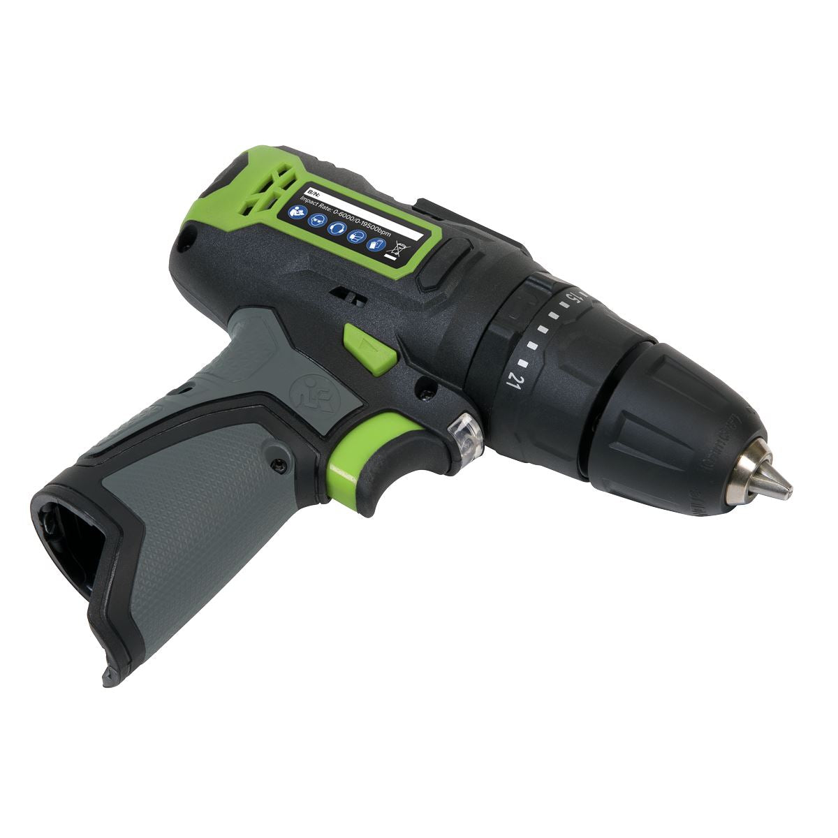 Sealey CP108VDD Cordless Combi Drill Ø10mm 10.8V SV10.8 Series