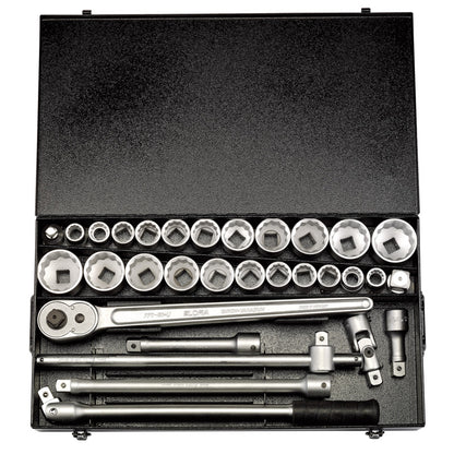 Elora 31 Piece 3/4" Square Drive Metric and Imperial Socket Set 00335