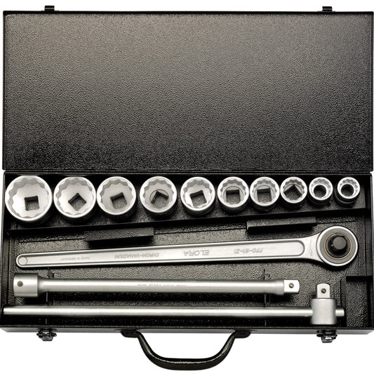 Elora 13 Piece 3/4" Square Drive Metric Socket Set 00385