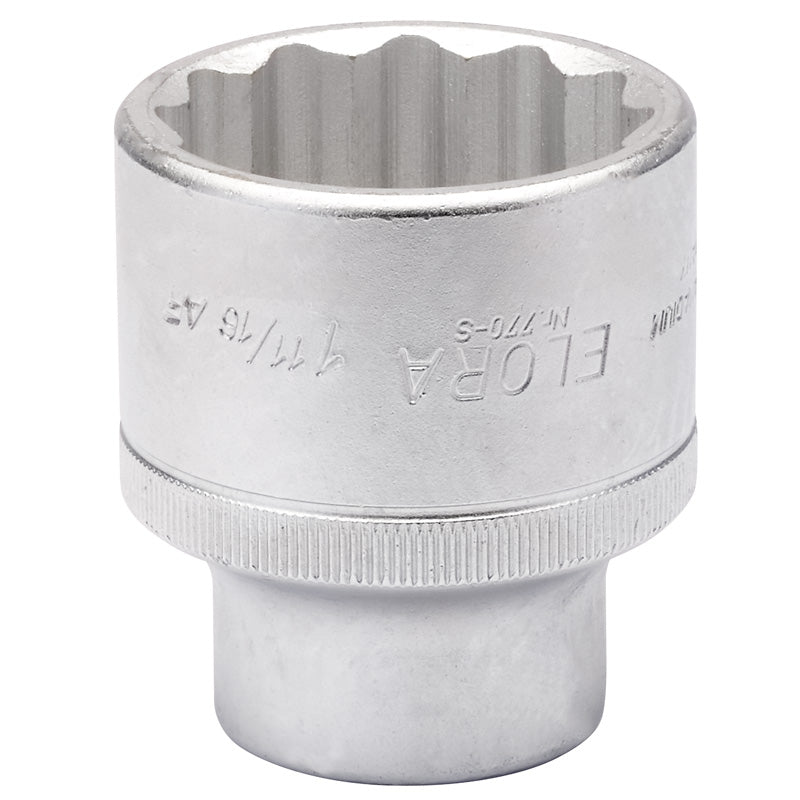 Elora 1.11/16" 3/4" Square Drive Bi-Hexagon Socket 00583