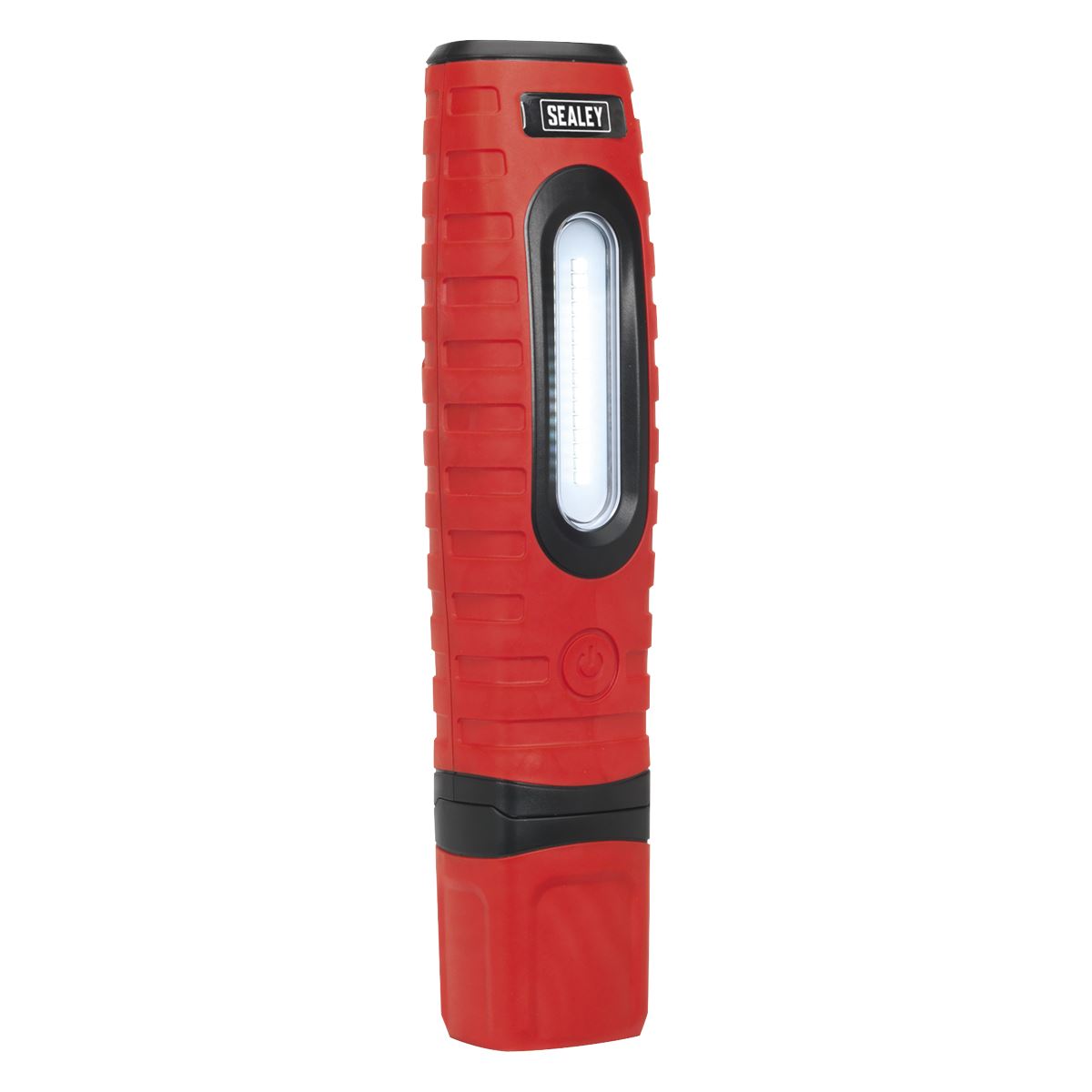 Sealey LED360PLUSR Rechargeable 360° Inspection Light 10W & 3W SMD LED Red 2 x Lithium-ion