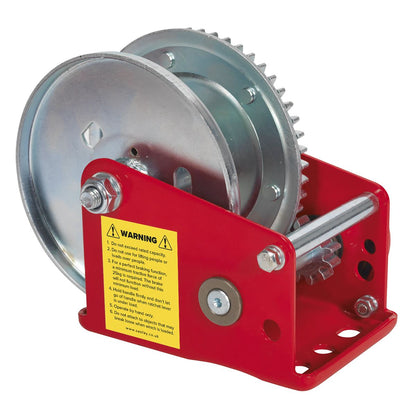 Sealey GWE1200B Geared Hand Winch with Brake 540kg Capacity