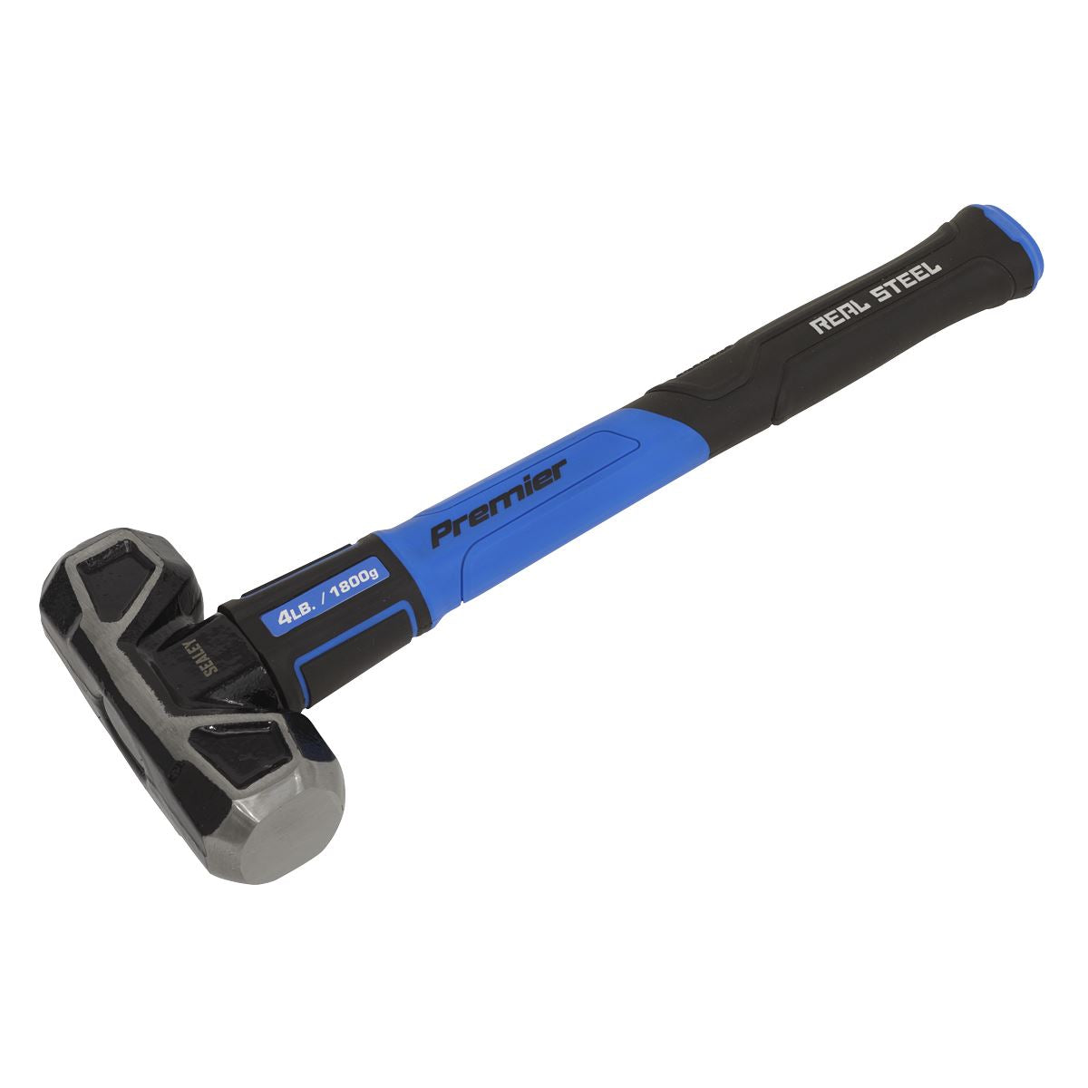 Sealey SLHG04 Sledge Hammer with Fibreglass Shaft 4lb Short Handle