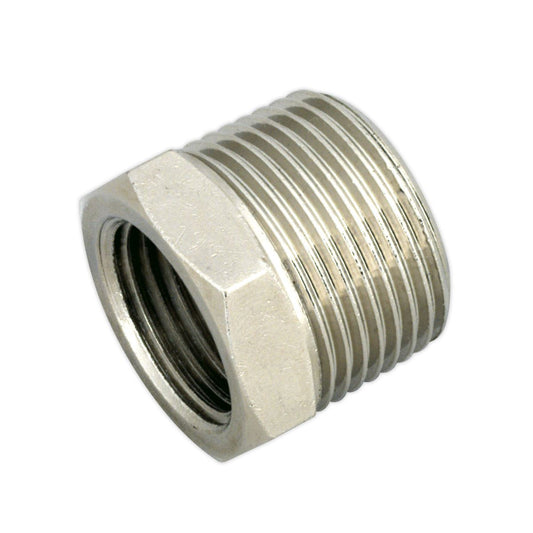 Sealey SA1/3412F Adaptor 3/4"BSPT Male to 1/2"BSP Female