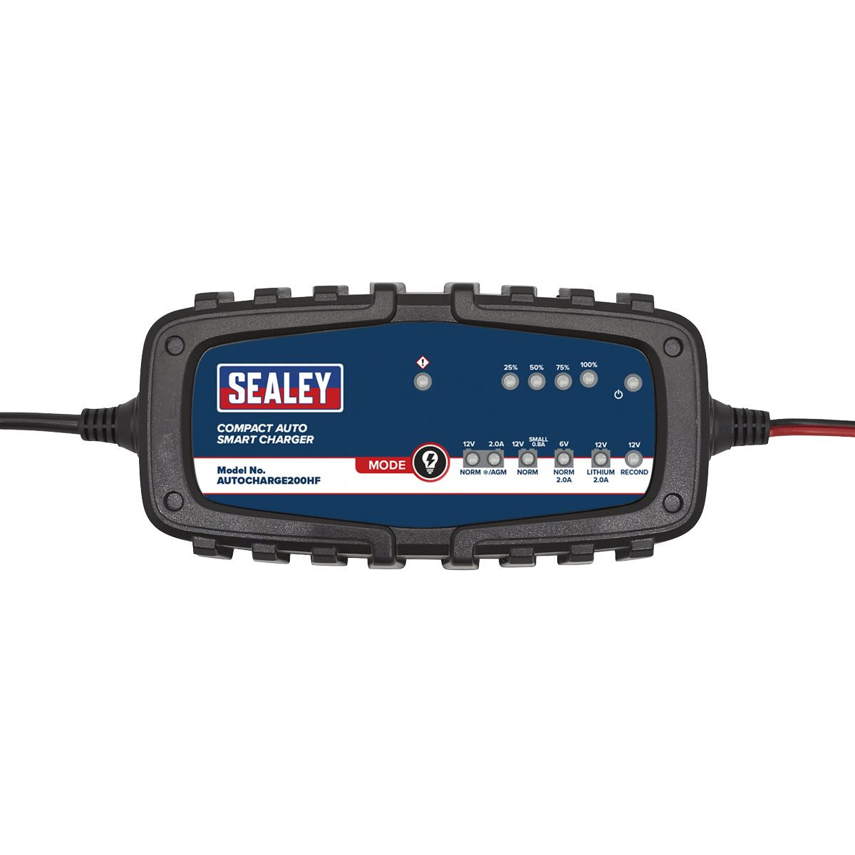 Sealey AUTOCHARGE200HF Compact Auto Smart Charger & Maintainer 2A 6/12V