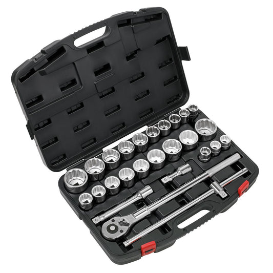 Sealey AK2584 Socket Set 26pc 3/4"Sq Drive 12-point WallDrive®