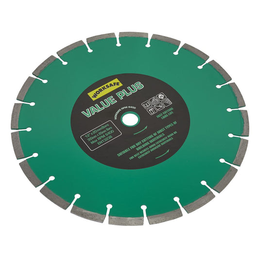 Sealey WDVP300/20 Value Plus Diamond Blade Ø300 x 20mm