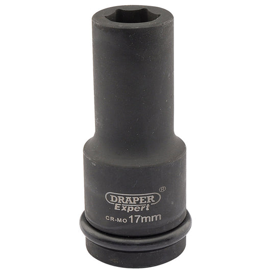 Draper Expert 17mm 3/4" Square Drive Hi-Torq®️ 6 Point Deep Impact Socket 05049