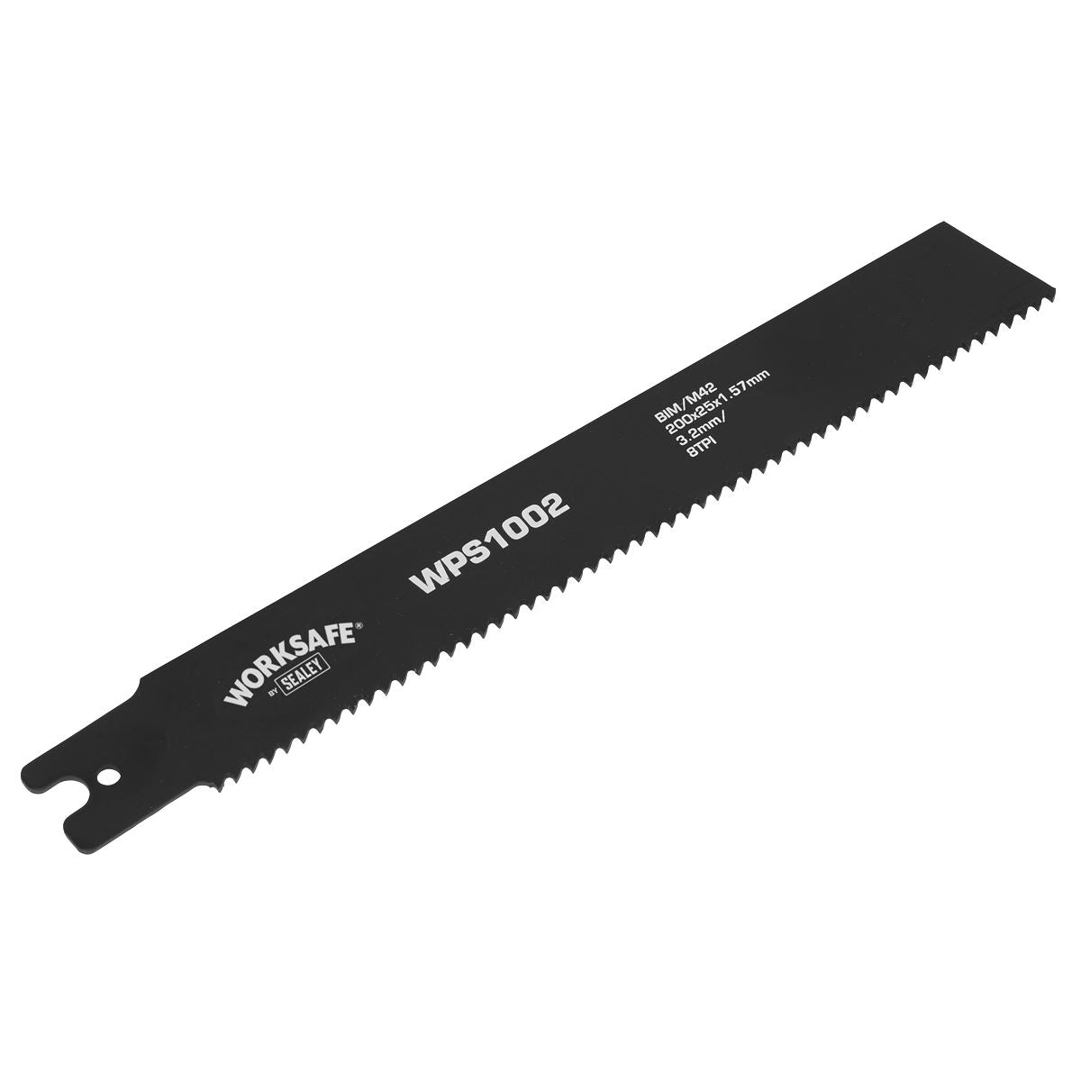 Sealey WPS1002 Pipe Saw Blade 200 x 25 x 1.7mm 8tpi - Pack of 5