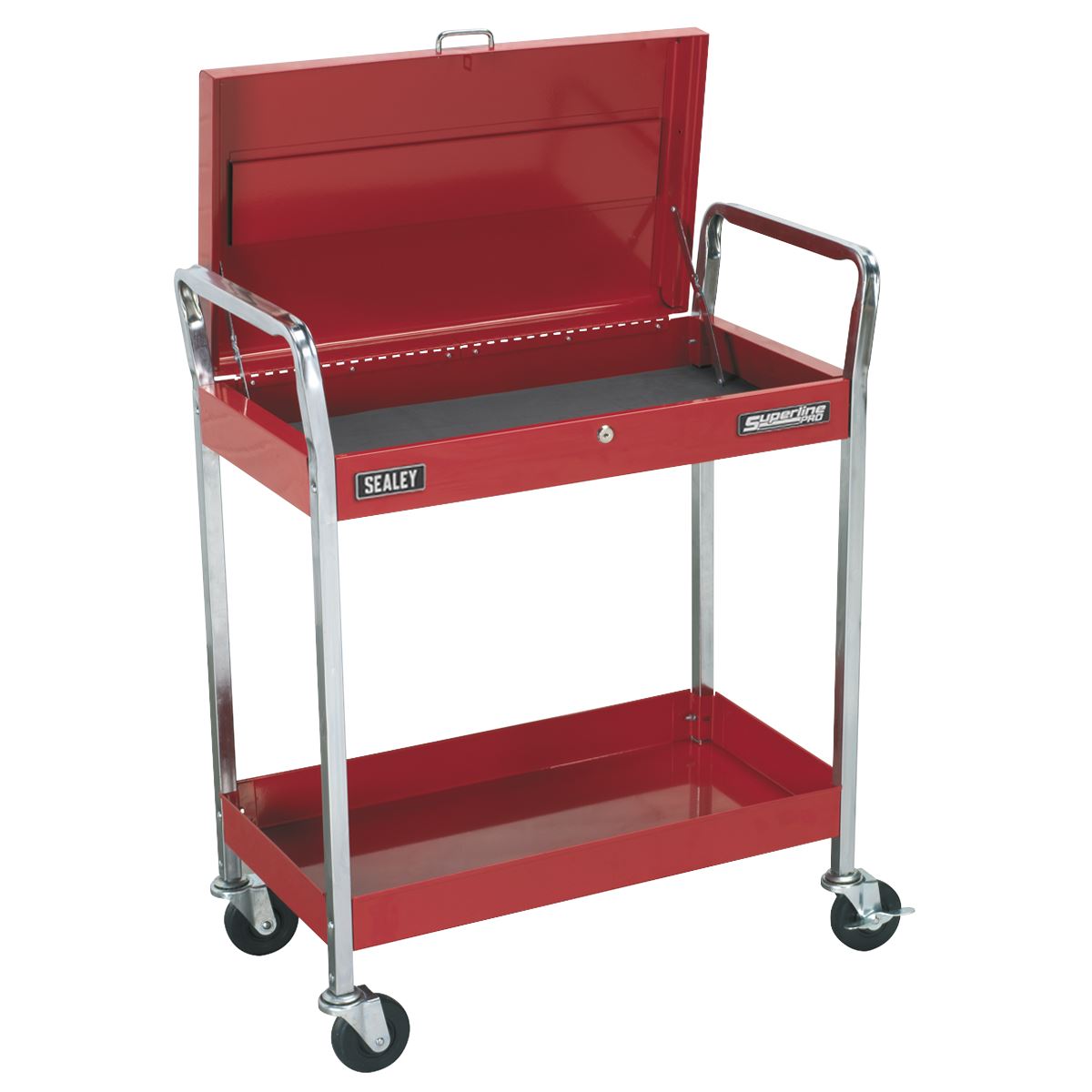 Sealey CX104 Trolley 2-Level Heavy-Duty with Lockable Top