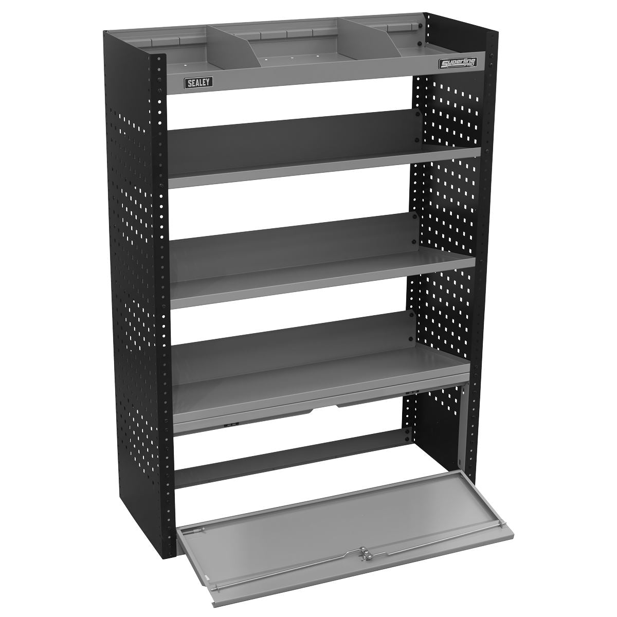 Sealey APMSVCOMBO2 Modular Slanted Shelf Van Storage System