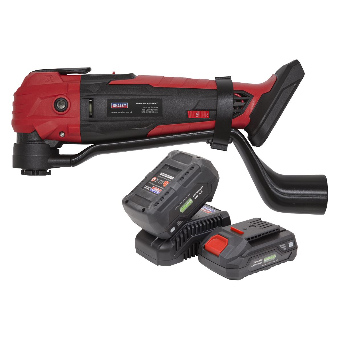 Sealey CP20VMTKIT Cordless Oscillating Multi-Tool Kit 20V SV20 Series - 2 Batteries