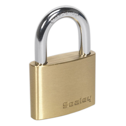 Sealey PL102 Brass Body Padlock 50mm