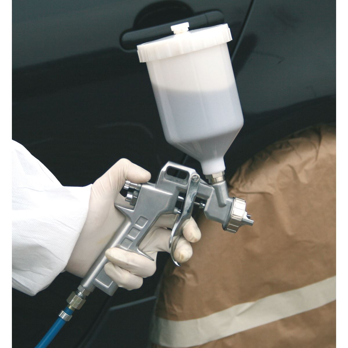 Sealey SSG501 Spray Gun Gravity Feed 2.2mm Set-Up