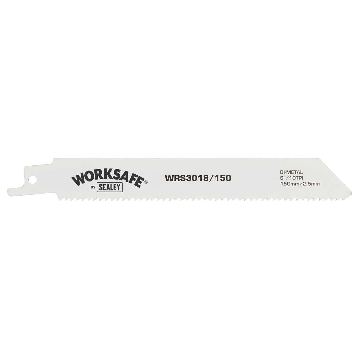 Sealey WRS3018/150 Reciprocating Saw Blade 150mm 10tpi - Pack of 5