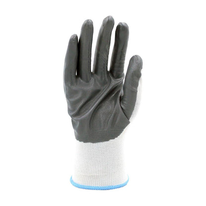 Warrior Grey Nitile Palm Coated Work Gloves