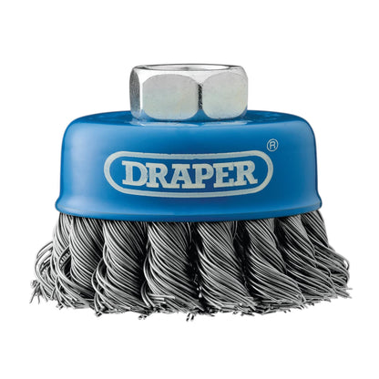 Draper 41447 Steel Twist-Knot Wire Cup Brush 65mm M14