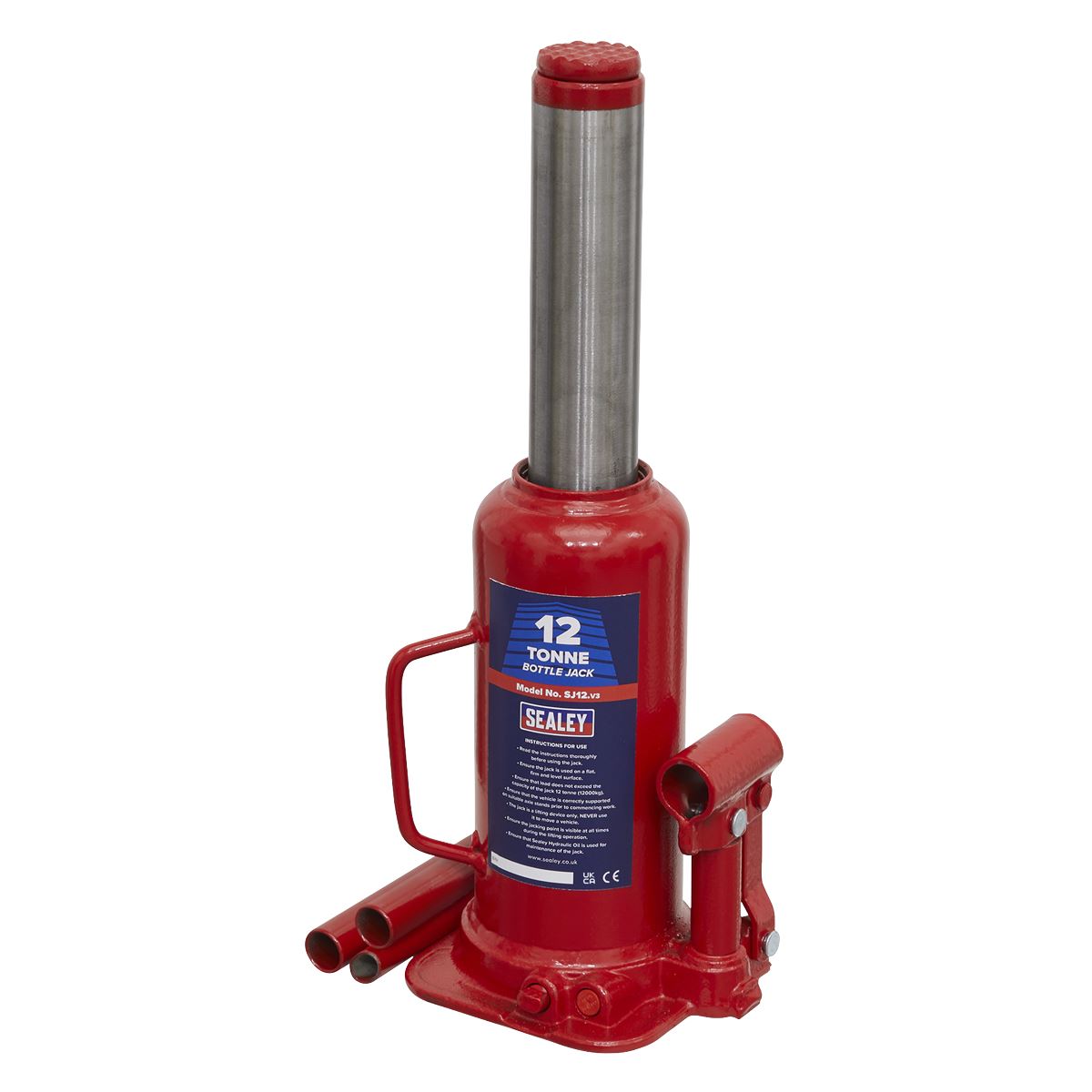 Sealey SJ12 Bottle Jack 12 Tonne-McCormickTools