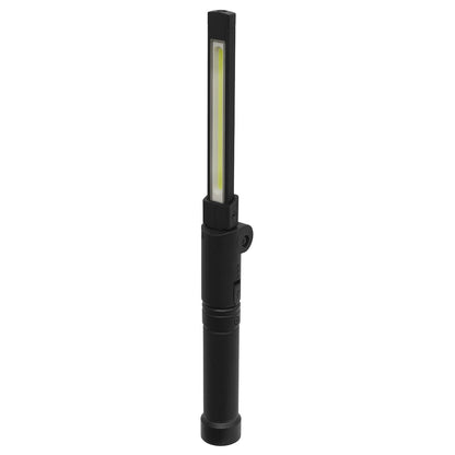 Sealey LED02G Rechargeable Aluminium Folding Pocket Light 2 COB & 1 SMD LED