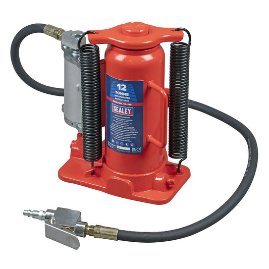 Sealey YAJ12S Air Operated Hydraulic Bottle Jack 12 Tonne