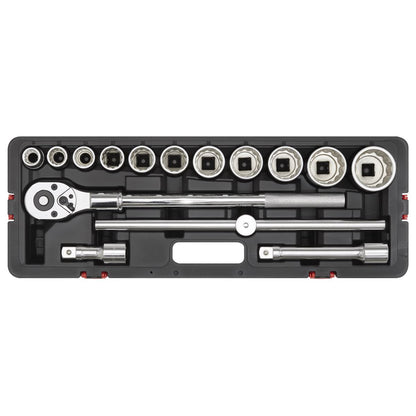 Sealey AK2583 Socket Set 3/4"Sq Drive 12-point WallDrive® 15pc Metric