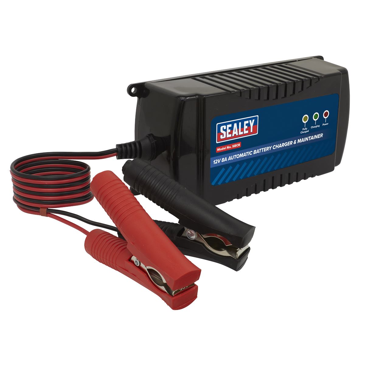 Sealey SBC8 Battery Maintainer Charger 12V 8A Fully Automatic-McCormickTools