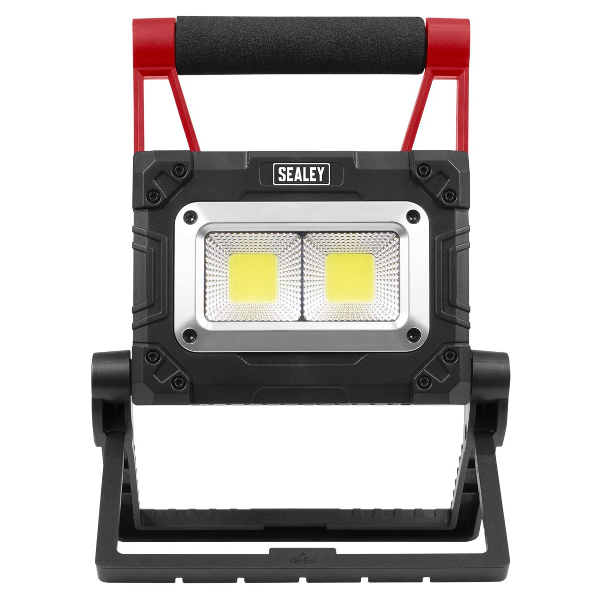 Sealey LEDFL15WS 15W COB LED Solar Powered Rechargeable Portable Floodlight