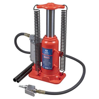 Sealey YAJ12S Air Operated Hydraulic Bottle Jack 12 Tonne