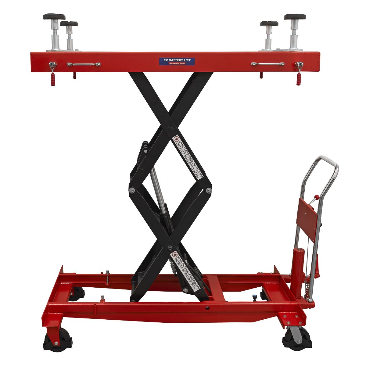 Sealey EVBT1000 1000kg Capacity EV Battery Lift/Hydraulic Platform Truck High Lift