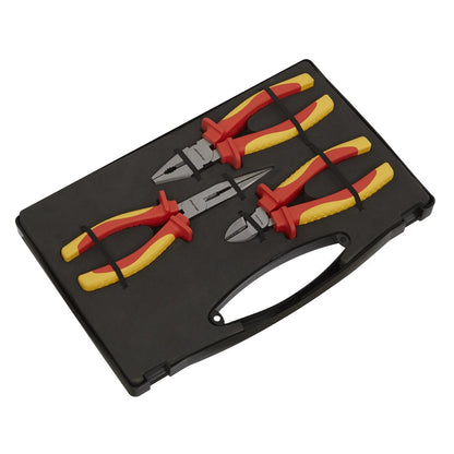 Sealey AK83452 Pliers Set 3pc VDE Approved