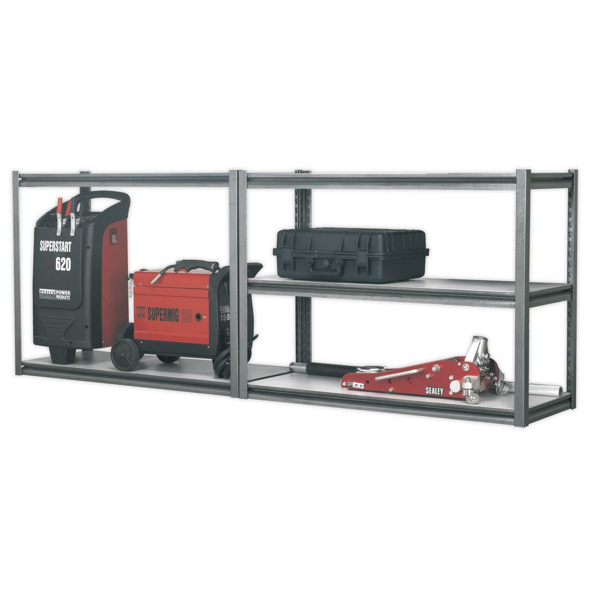 Sealey AP6548 Racking Unit with 5 Shelves 600kg Capacity Per Level