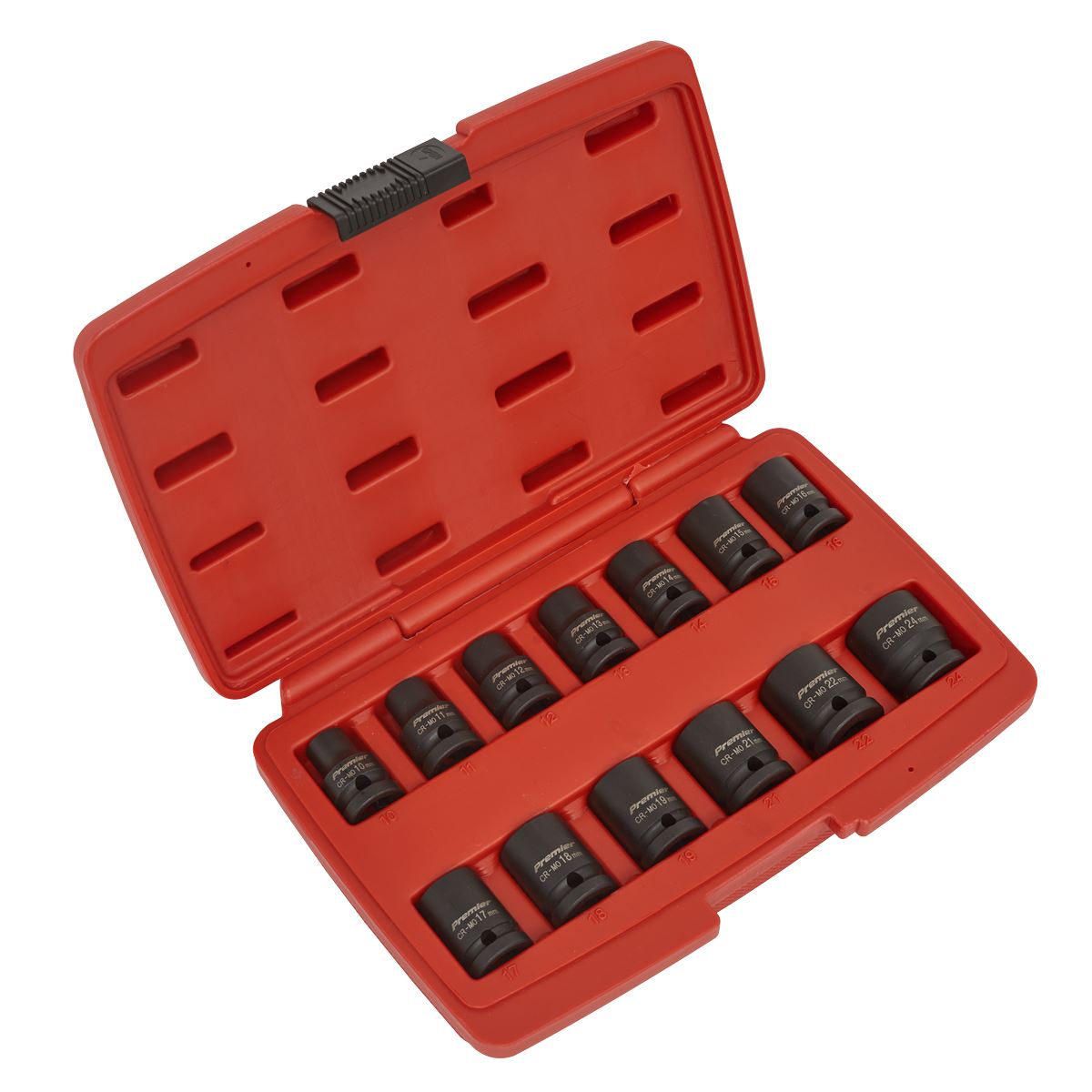 Sealey AK5614M Impact Socket Set 13pc 1/2"Sq Drive 12-Point