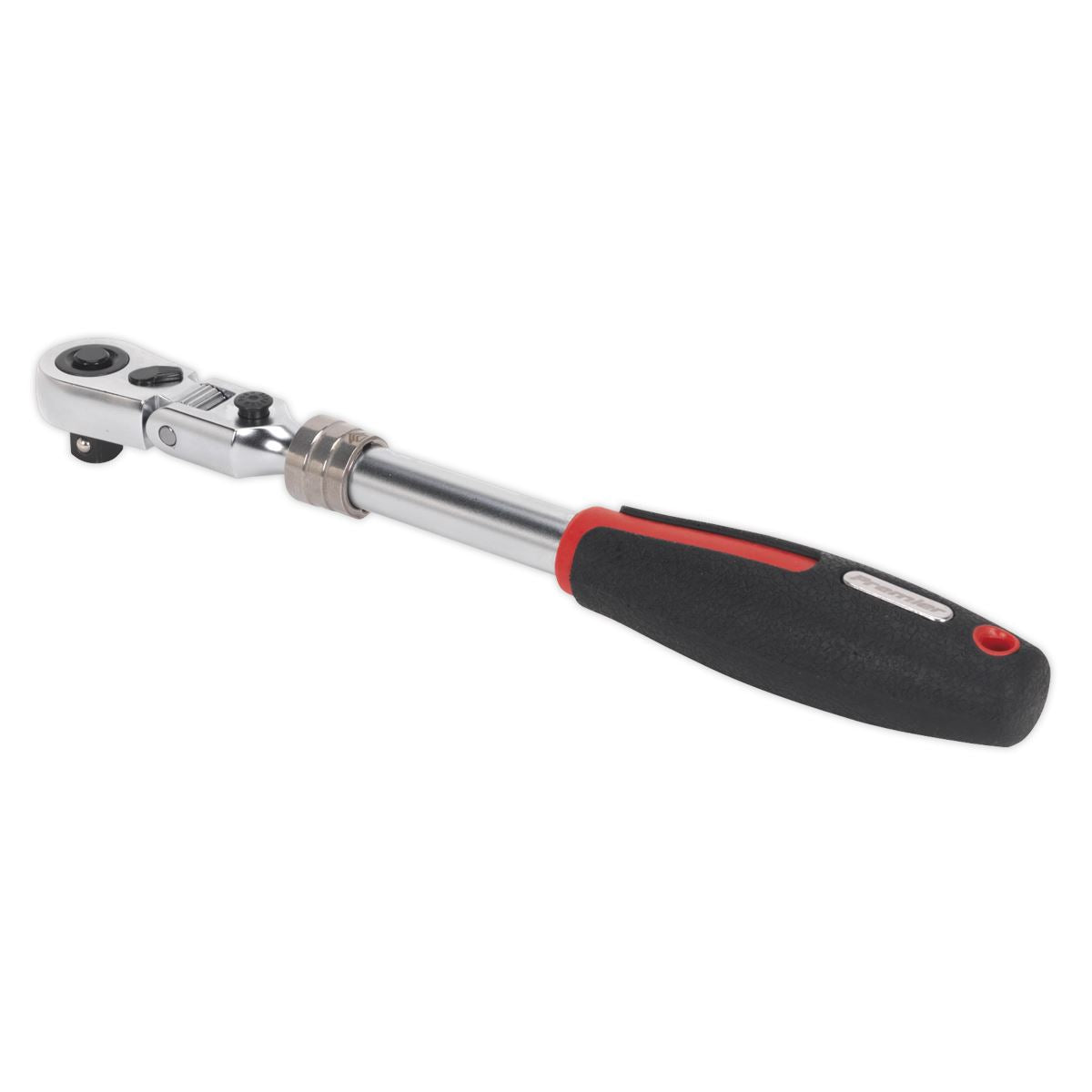 Sealey AK8983 Ratchet Wrench 3/8"Sq Drive Flexi-Head Extendable Premier Platinum