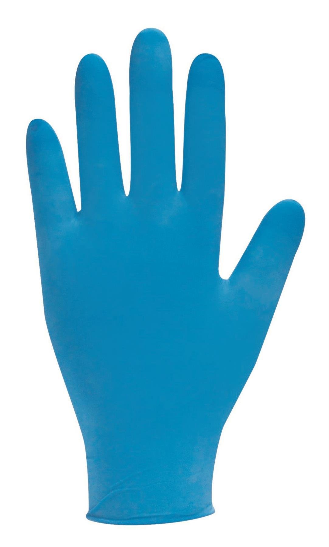 10 Boxes 1000 Bodyguards GL895 Blue Nitrile Disposable Gloves Large