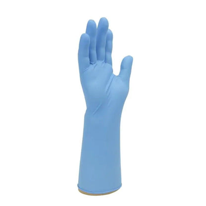 10 Boxes 1000 Bodyguards Long Cuff Blue Nitrile Disposable Gloves Large GL891 - McCormickTools
