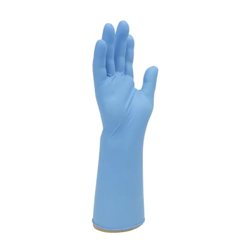 10 Boxes 1000 Bodyguards Long Cuff Blue Nitrile Disposable Gloves XL GL891 - McCormickTools