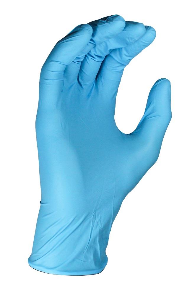 10 Boxes 1000 Shield GD19 Blue Nitrile Powder Free Disposable Gloves - McCormickTools
