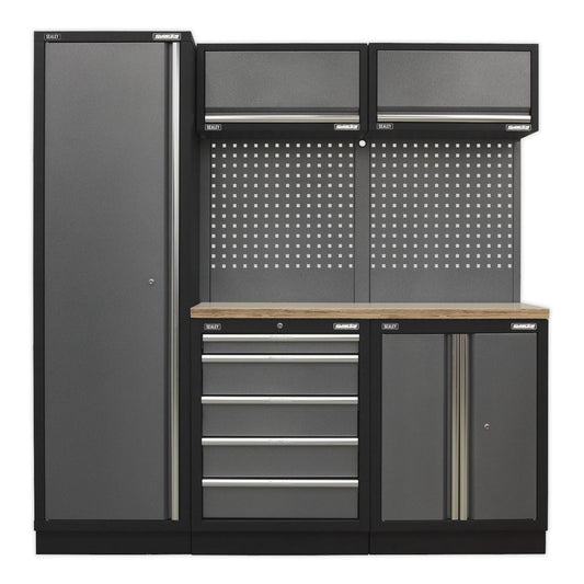 Sealey APMSSTACK02W Superline PRO® Storage System - Wood Worktop