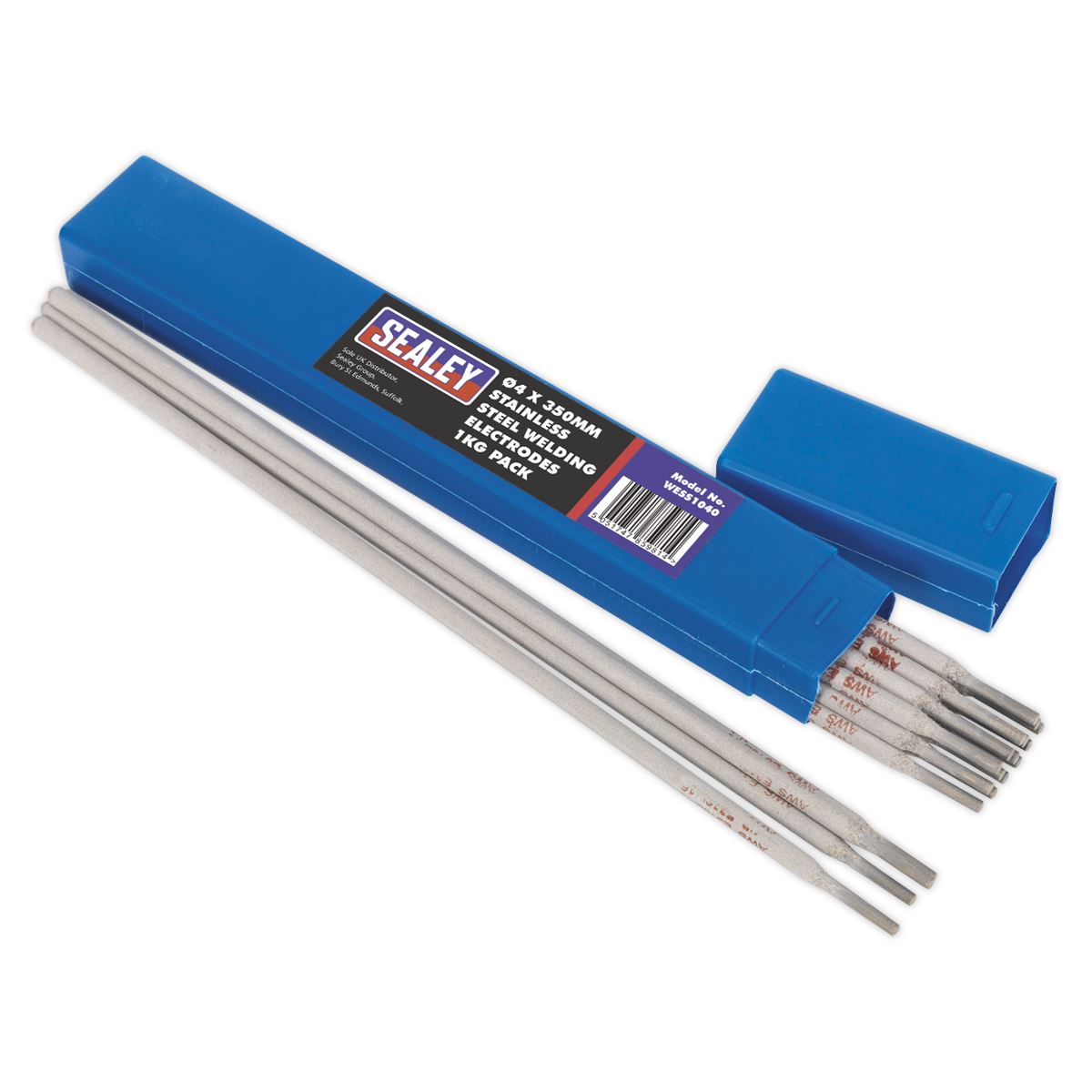 Sealey WESS1040 Welding Electrodes Stainless Steel Ø4 x 350mm 1kg Pack