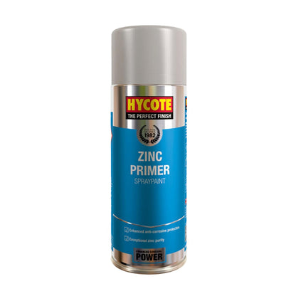 12 Cans Of Hycote Zinc Primer Spray Paint 400ml XUK207