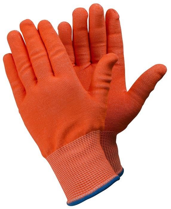 12 Pairs Ejendals Tegera 910 Cut Proof C Orange Liner Glove