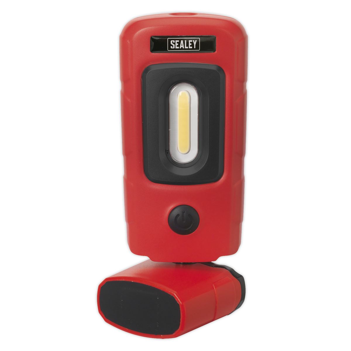 Sealey LED3601R Rechargeable 360° Inspection Light 3W COB & 1W SMD LED Red Lithium-Polymer