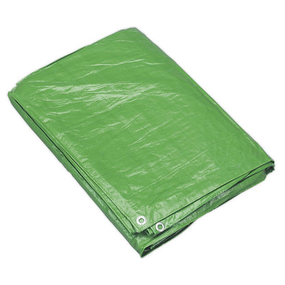 Sealey TARP1216G Tarpaulin 3.66 x 4.88m Green