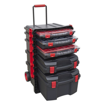 Sealey AP860 Professional Mobile Toolbox with 5 Removable Storage Cases