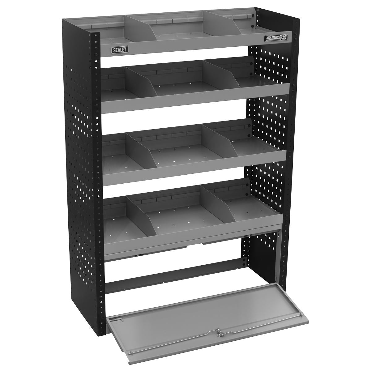 Sealey APMSVCOMBO1 Modular Flat Shelf Van Storage System