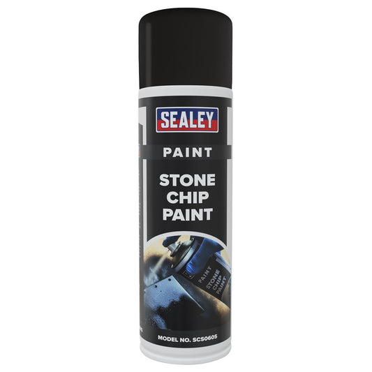 Sealey SCS060 Stone Chip Paint 500ml - Pack of 6-McCormickTools