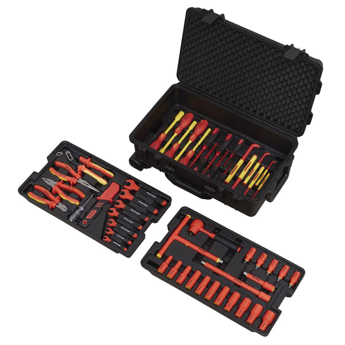 Sealey AK7938 1000V Insulated Tool Kit 3/8"Sq Drive 50pc