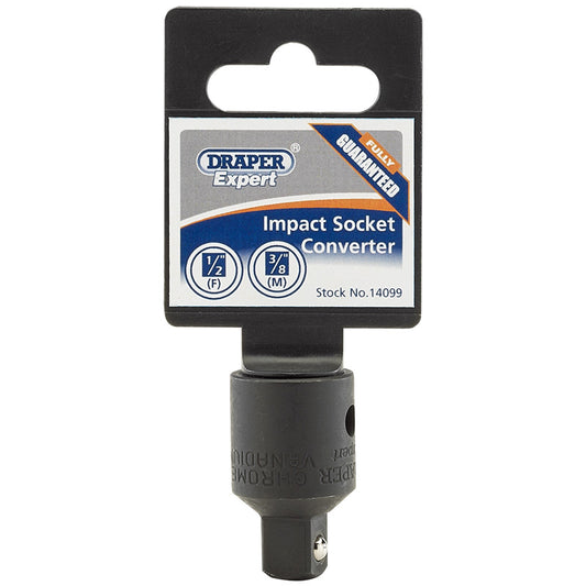 Draper Expert 1/2"(F) x 3/8"(M) Impact Socket Converter 14099