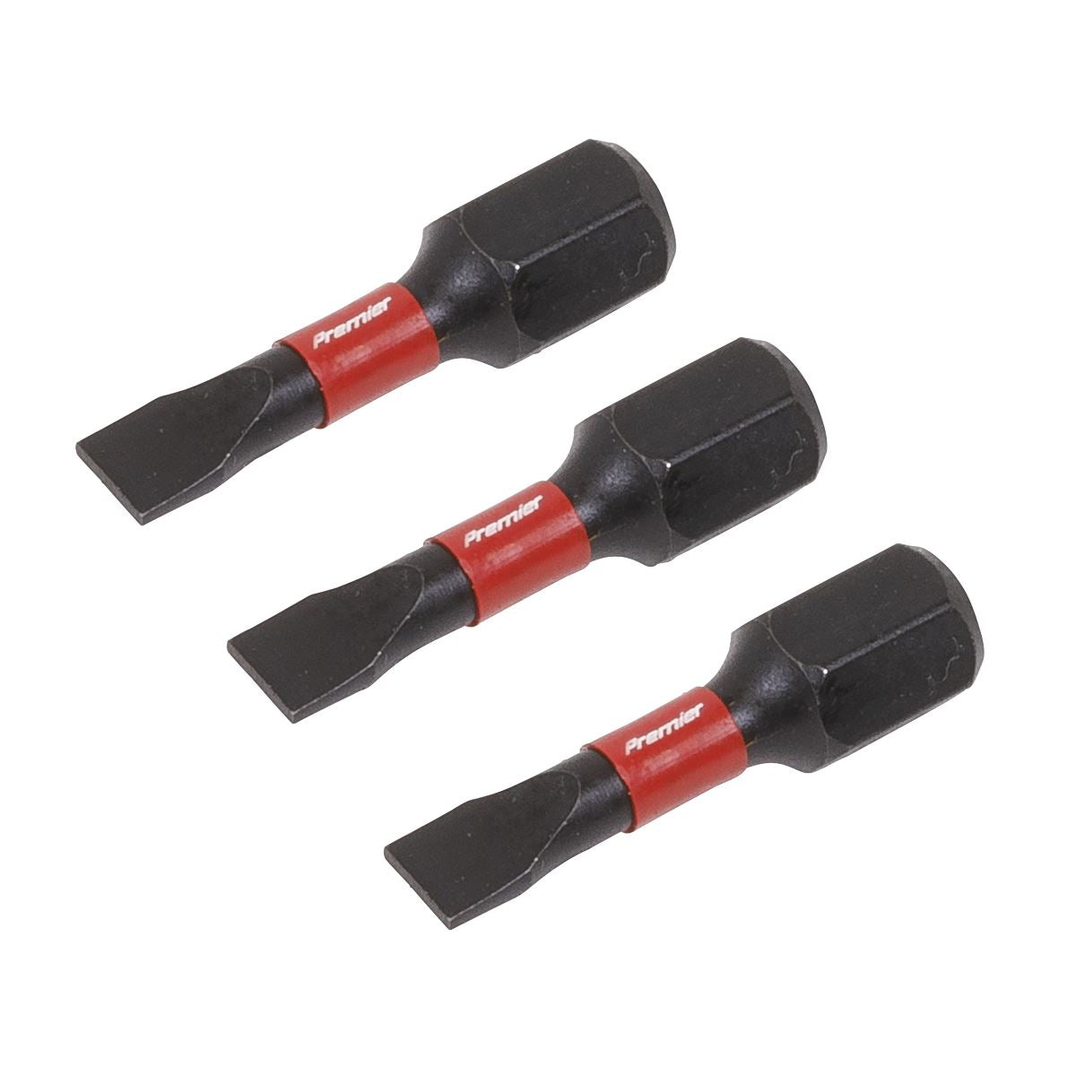 Sealey AK8201 Slotted 4.5mm Impact Power Tool Bits 25mm - 3pc