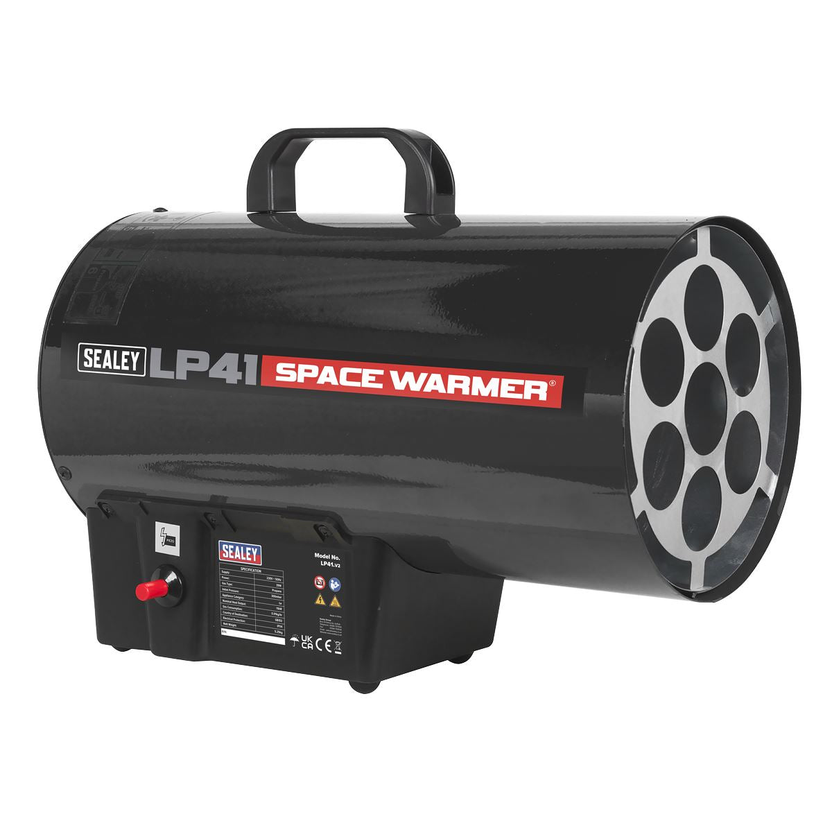 Sealey LP41 Space Warmer® Propane Heater 40500Btu/hr(11.5kW)